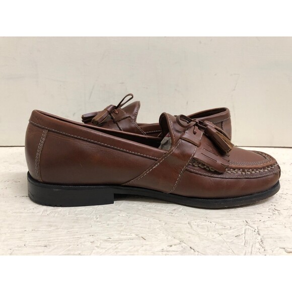 Johnston & Murphy Brown leather Tassle  Loafer  Men shoes size US 8 M main image 12